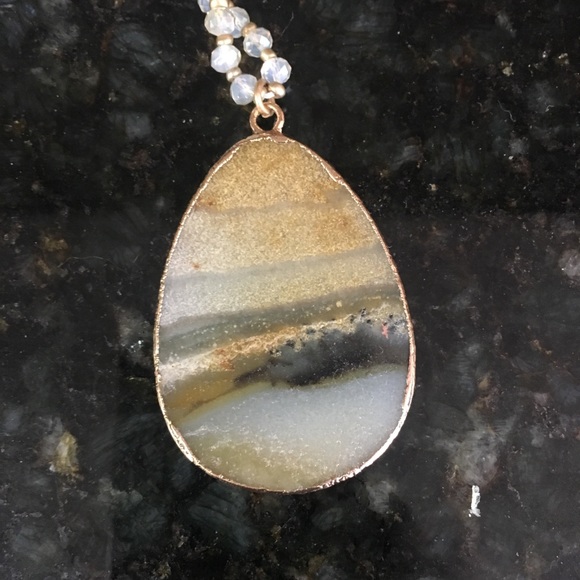 New! Amazonite Pendant Necklace - Picture 3 of 5